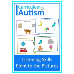 Listening Skills Pointing to Pictures Cards
